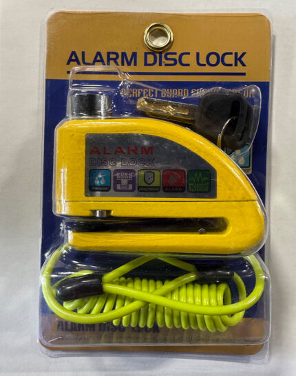 ALARM DISC LOCK YELLOW